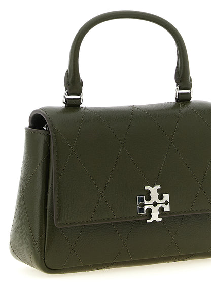 Bolso de mano Tory Burch bicolor de piel de vaca