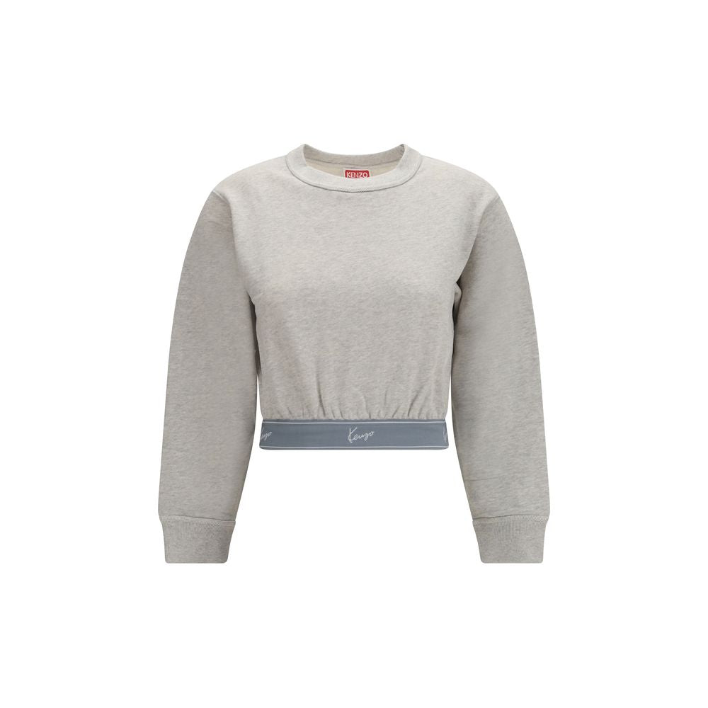 Sudadera de algodón gris Kenzo