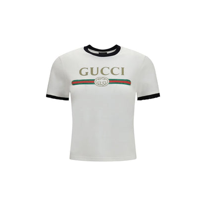 Camiseta Gucci de algodón blanco