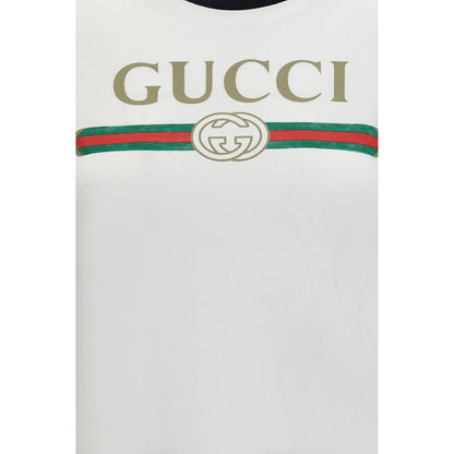 Camiseta Gucci de algodón blanco