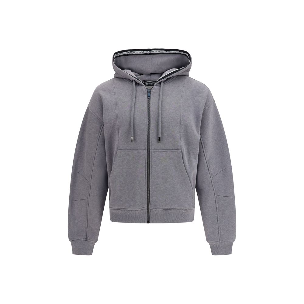 Sudadera de algodón gris de Dolce & Gabbana