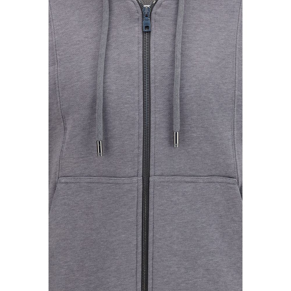 Sudadera de algodón gris de Dolce & Gabbana