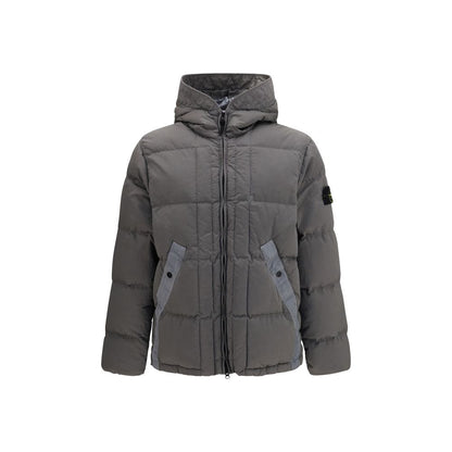 Veste Stone Island en polyamide gris