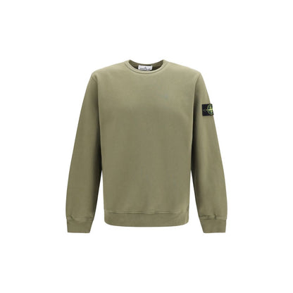 Stone Island Bicore Cotton Sweatshirt With Technical Construction