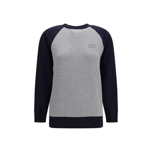 Sudadera multicolor de algodón de Miu Miu