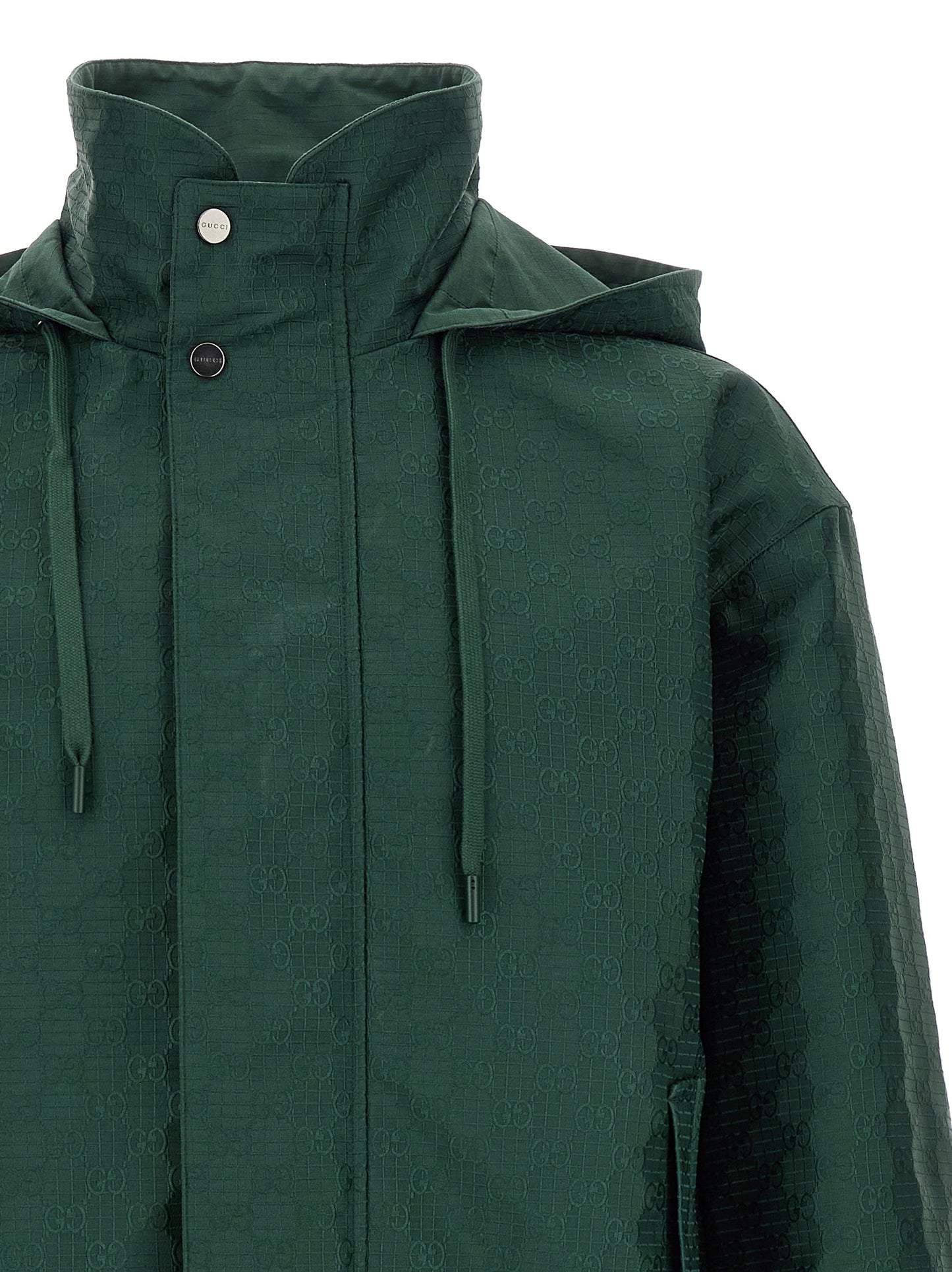 Gucci Bicolor Cotton Shell Jacket