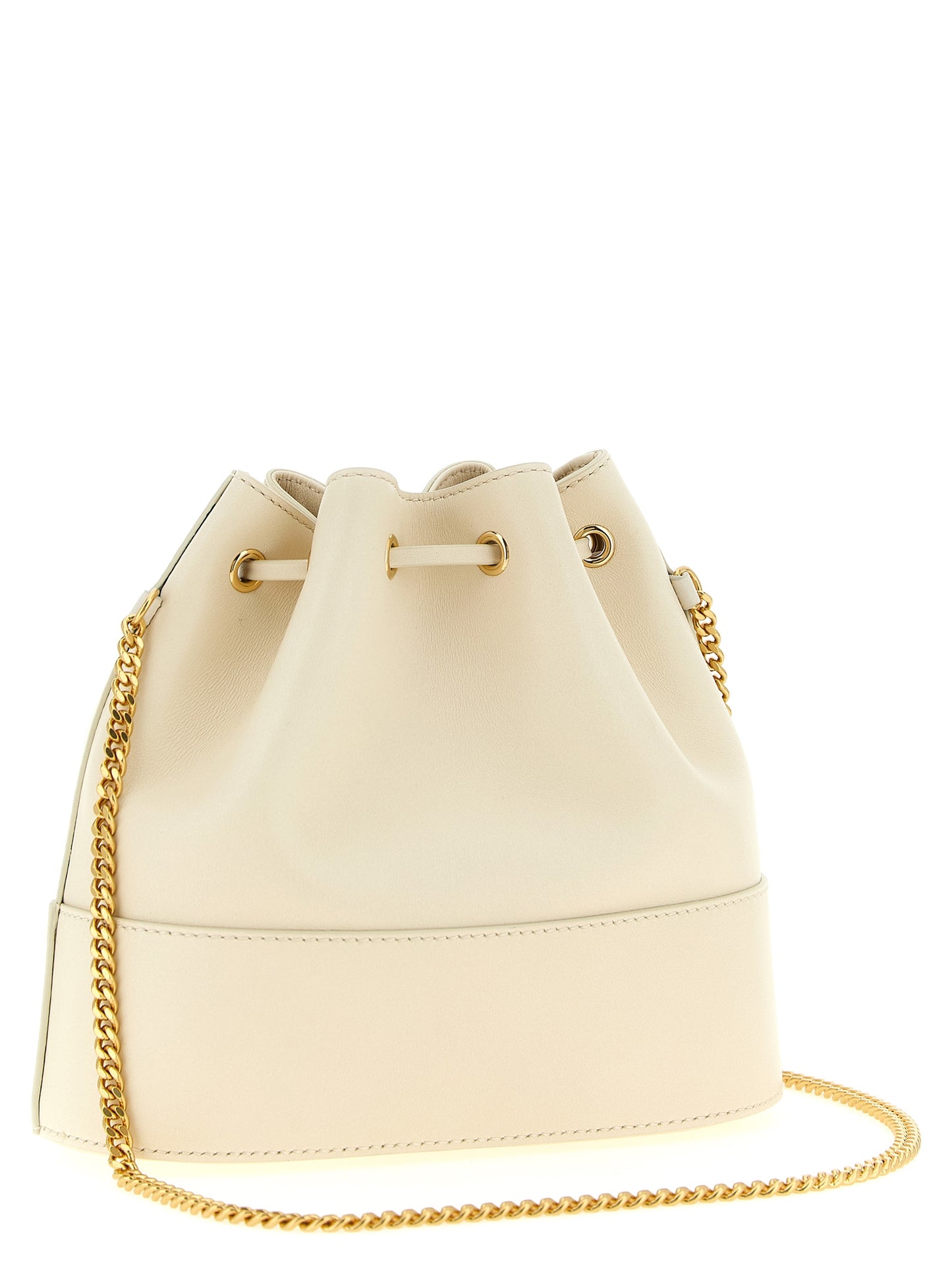 Sac bandoulière Valentino Garavani en cuir d'agneau blanc