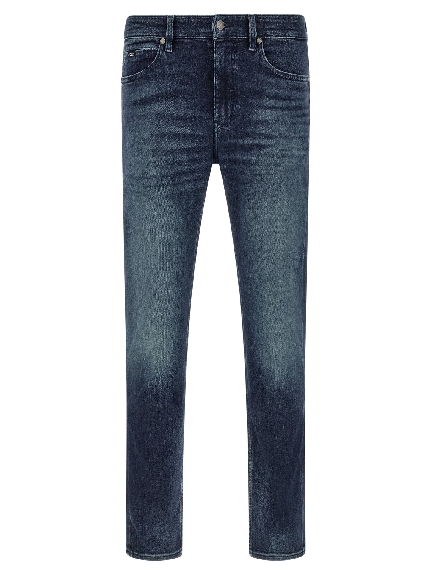 Jeans ajustés en coton bleu Hugo Boss modèle C-Delaware