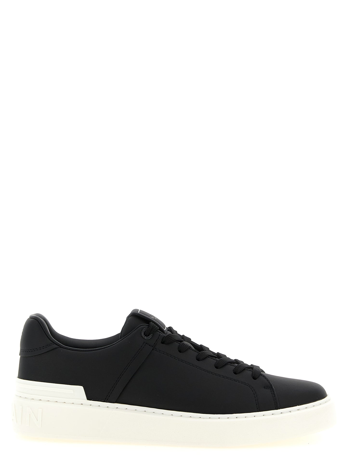 Zapatillas Balmain De Cuero De Becerro Bicolor De Corte Bajo
