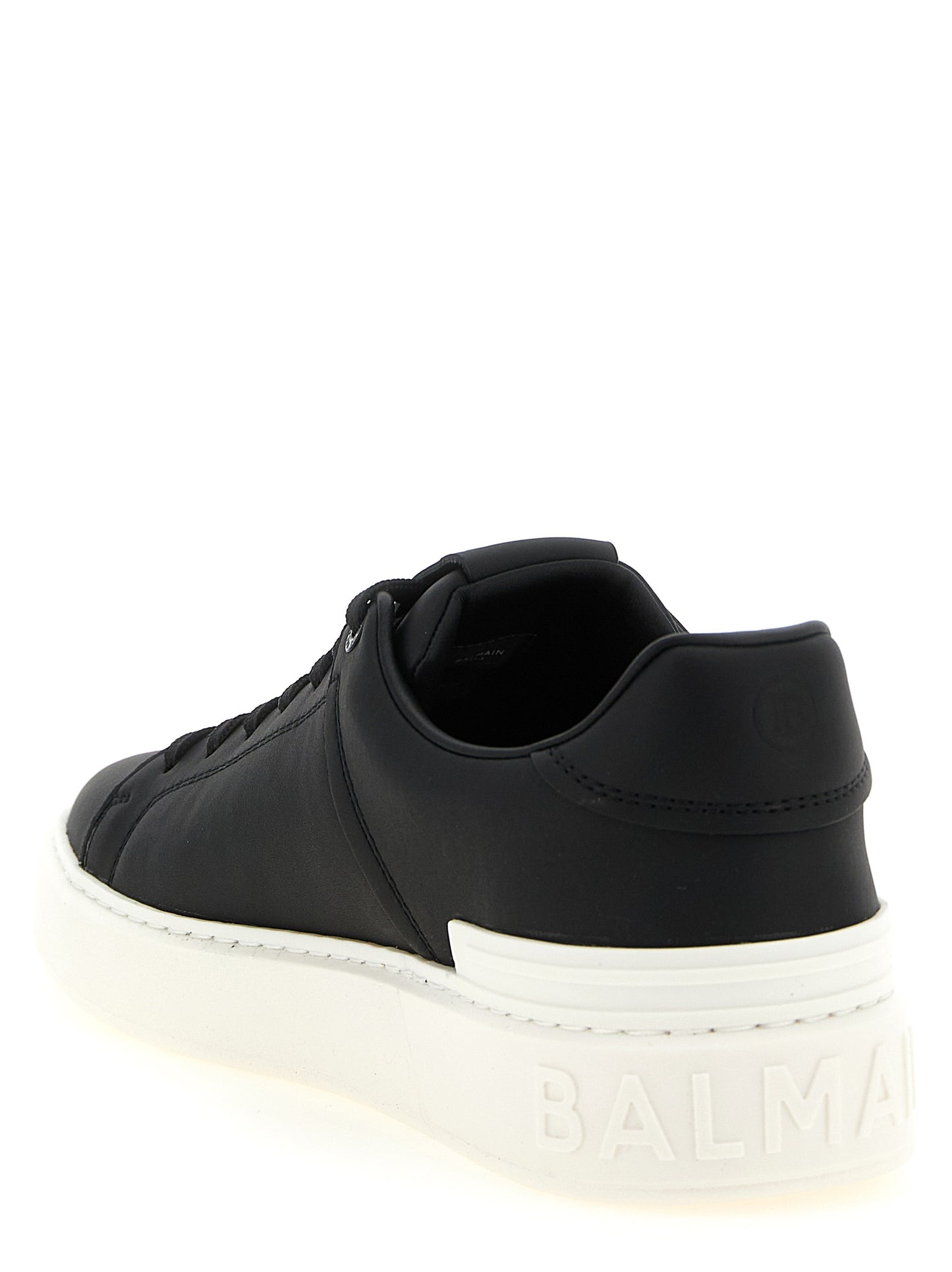 Zapatillas Balmain De Cuero De Becerro Bicolor De Corte Bajo