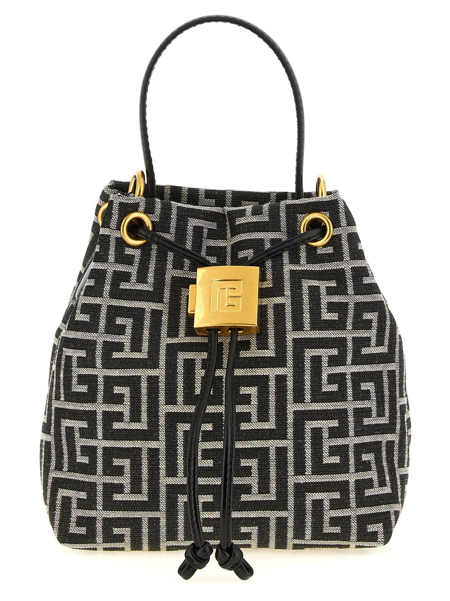 Bolso de mano Balmain bicolor de poliéster