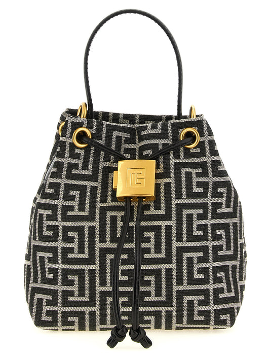 Bolso de mano Balmain bicolor de poliéster