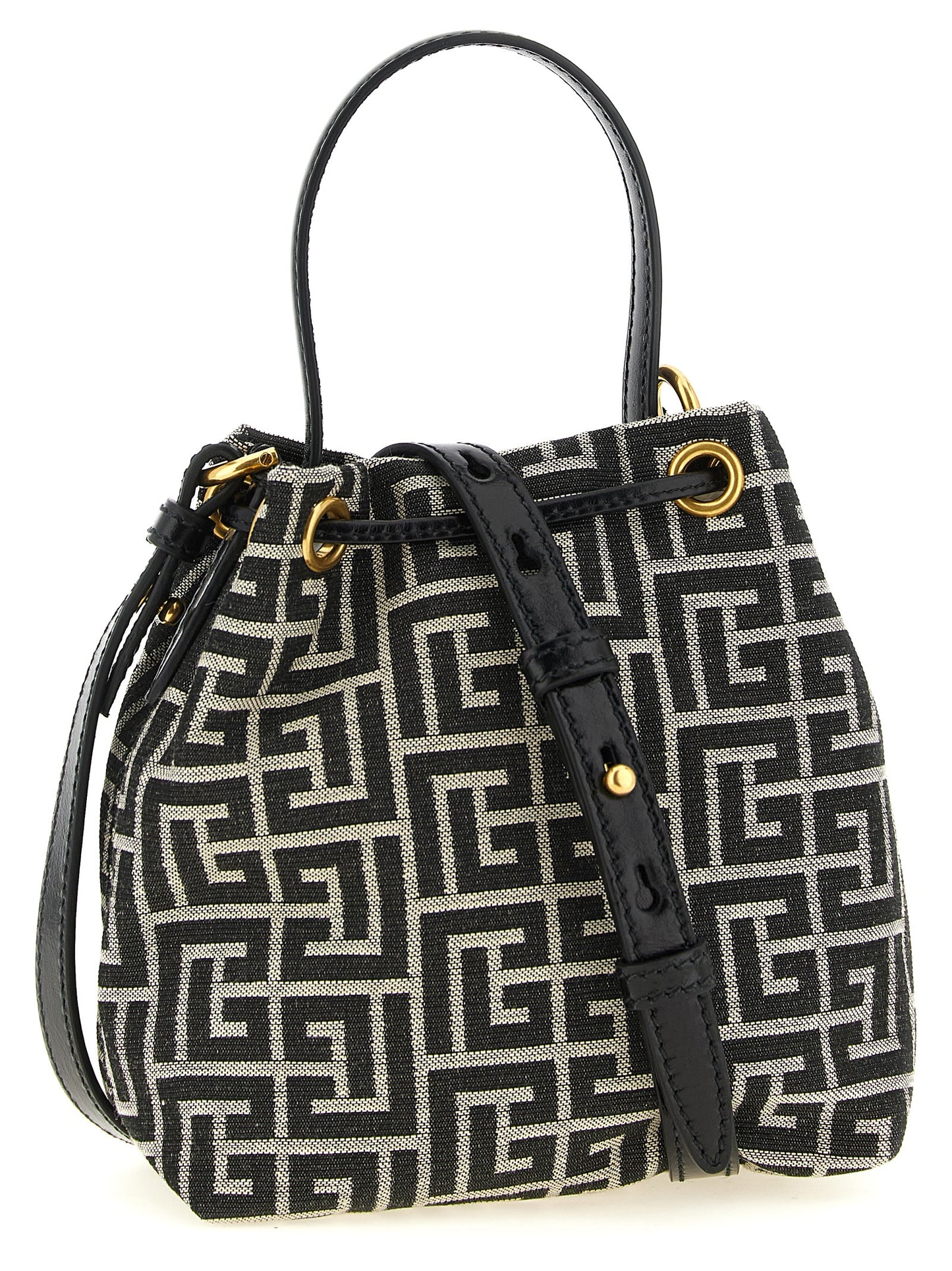 Bolso de mano Balmain bicolor de poliéster