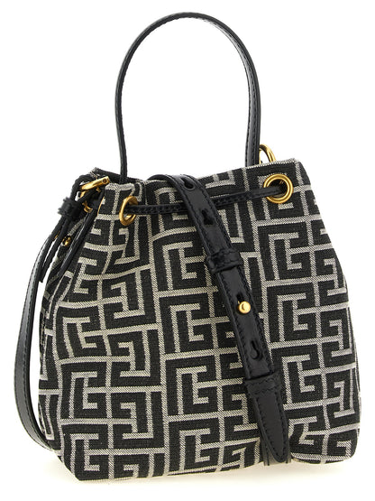 Bolso de mano Balmain bicolor de poliéster
