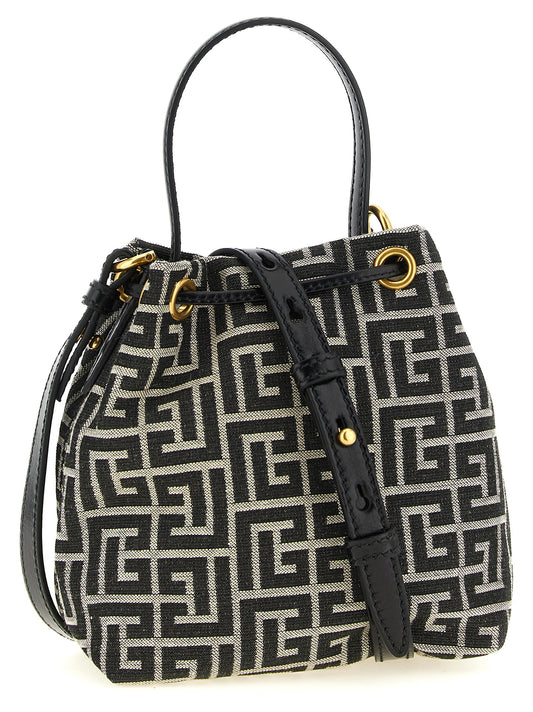 Bolso de mano Balmain bicolor de poliéster