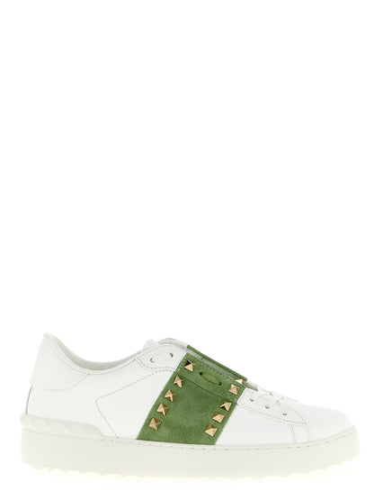 Valentino Garavani Zapatillas Bicolor Bajas Cuero Becerro