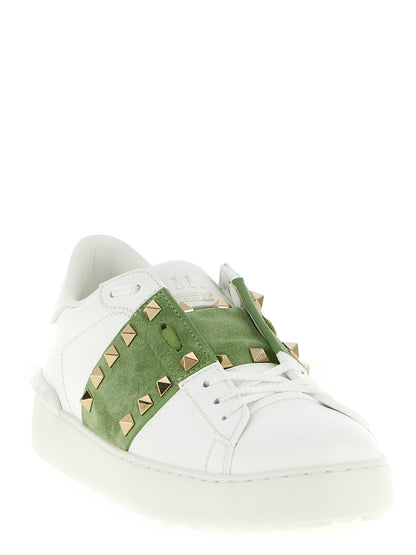 Valentino Garavani Zapatillas Bicolor Bajas Cuero Becerro