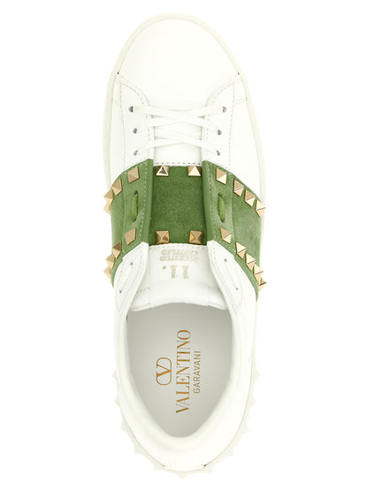 Valentino Garavani Zapatillas Bicolor Bajas Cuero Becerro