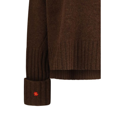 Sudadera Oves Aries de lana marrón Tory Burch