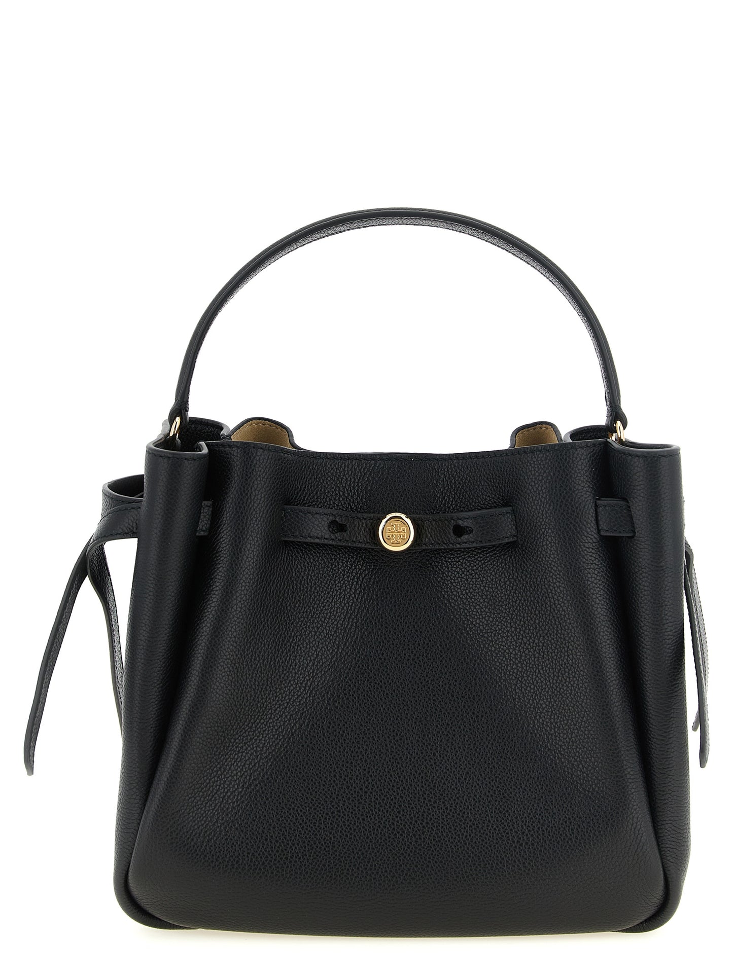Bolso cruzado Tory Burch de piel de vaca negra