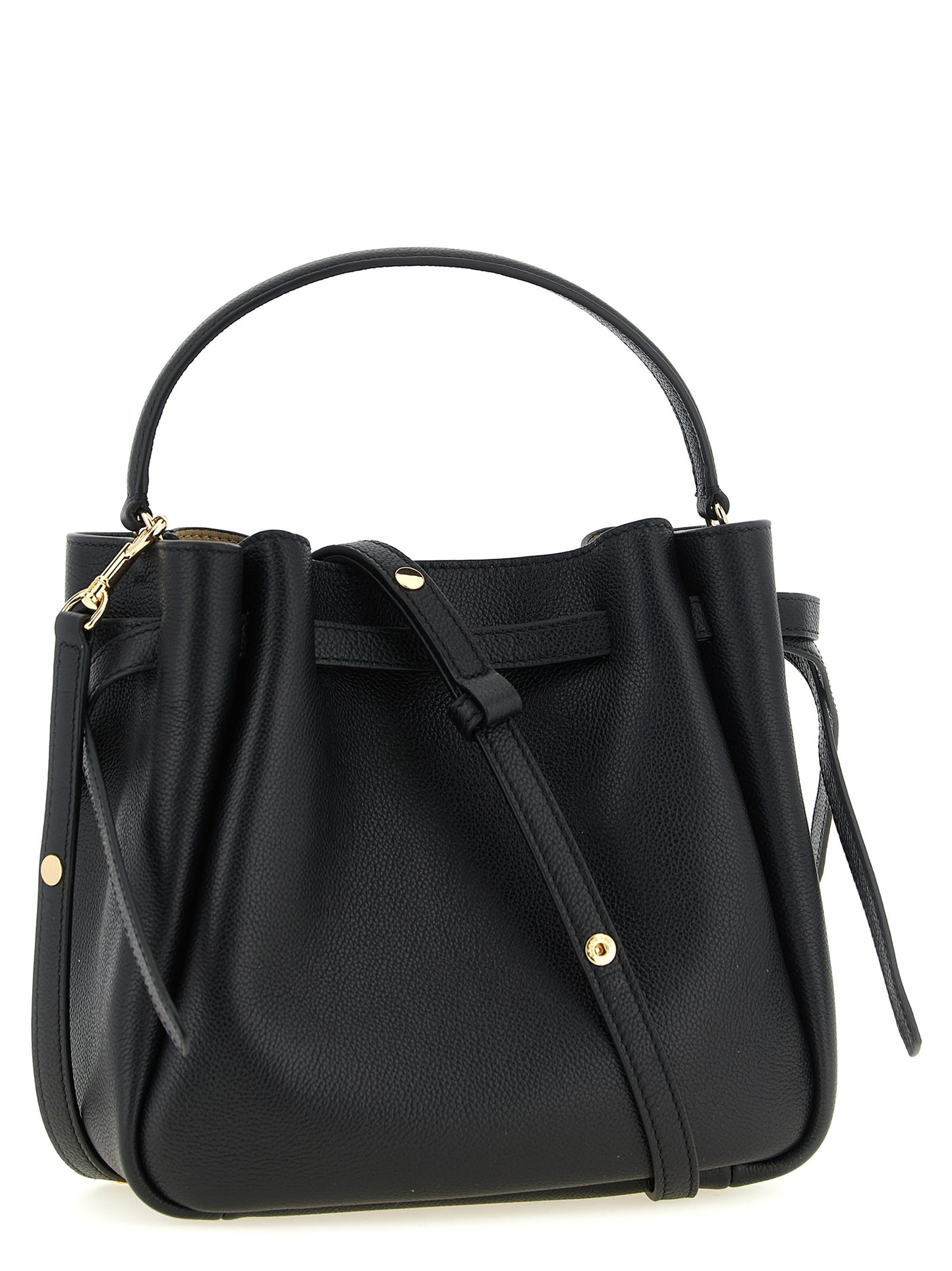 Bolso cruzado Tory Burch de piel de vaca negra