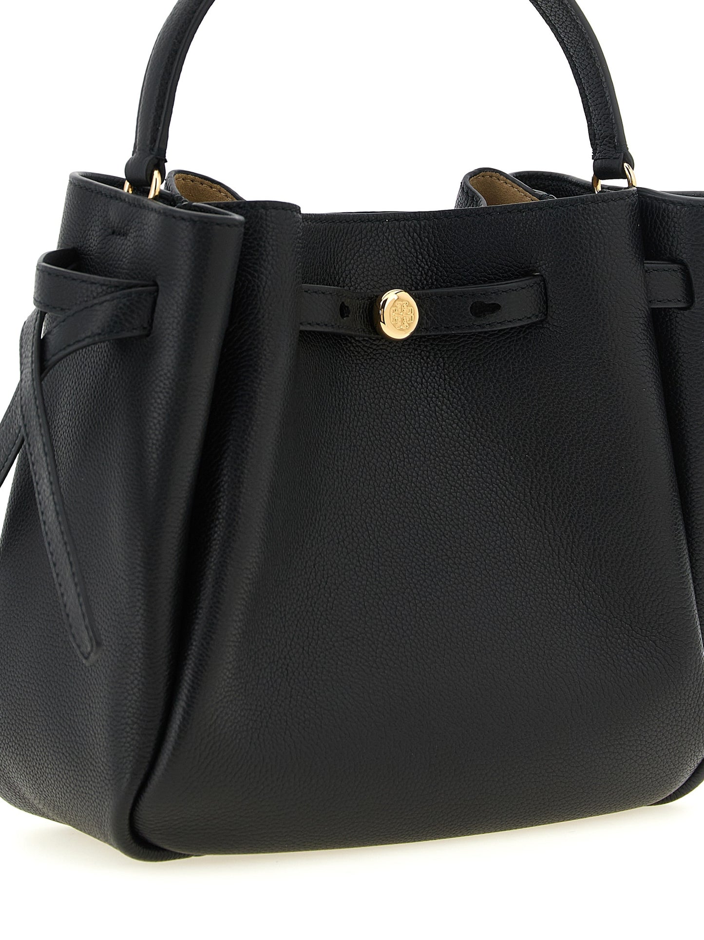 Bolso cruzado Tory Burch de piel de vaca negra