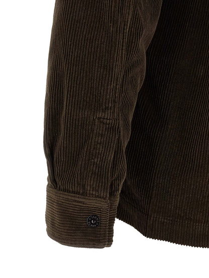 Stone Island Cotton Overshirt in Brown - Comfort And Design