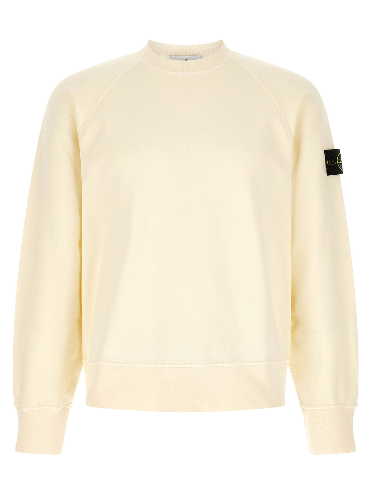 Stone Island Cotton Sweatshirt - Soft White Finish