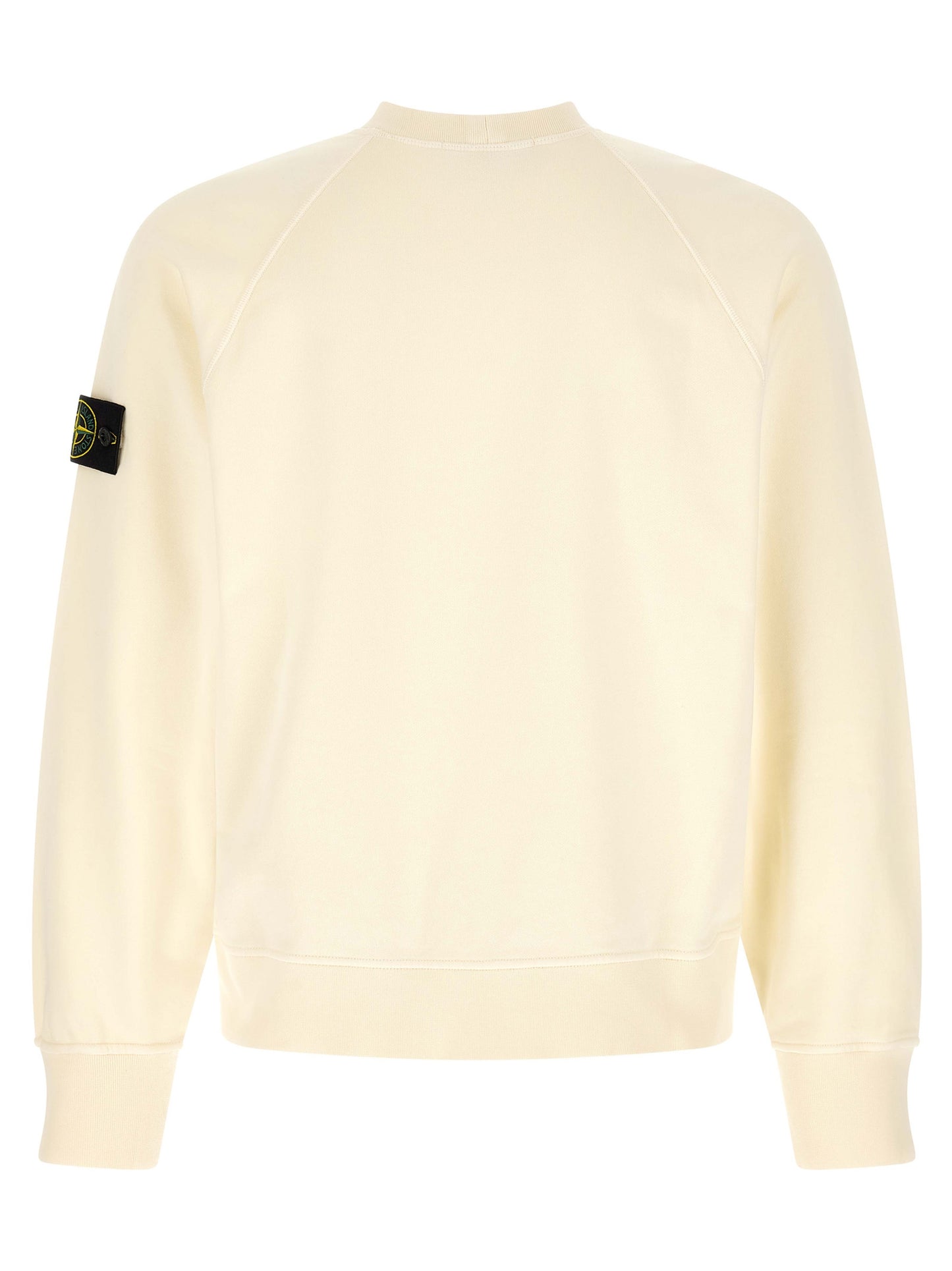Stone Island Cotton Sweatshirt - Soft White Finish