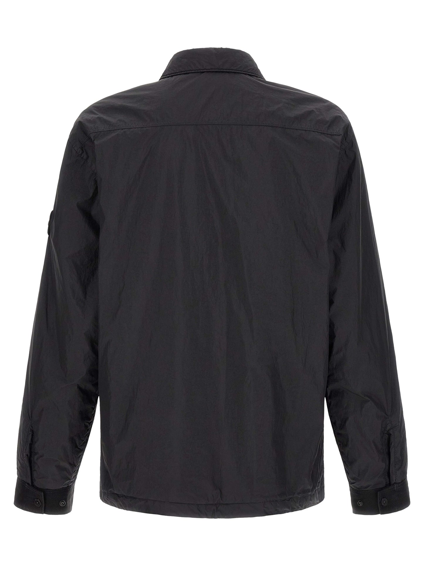 Chaqueta Shell Stone Island de Poliamida Negra Ligera