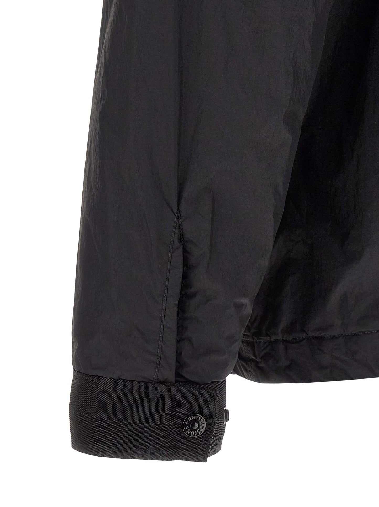 Chaqueta Shell Stone Island de Poliamida Negra Ligera