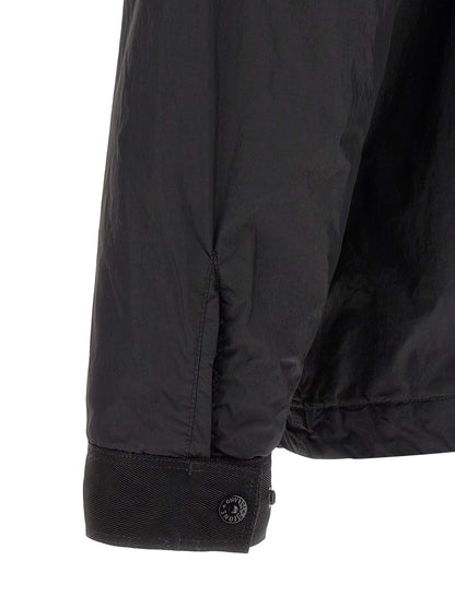 Chaqueta Shell Stone Island de Poliamida Negra Ligera