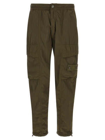 Pantalones Cargo Bicolor de Poliamida Stone Island