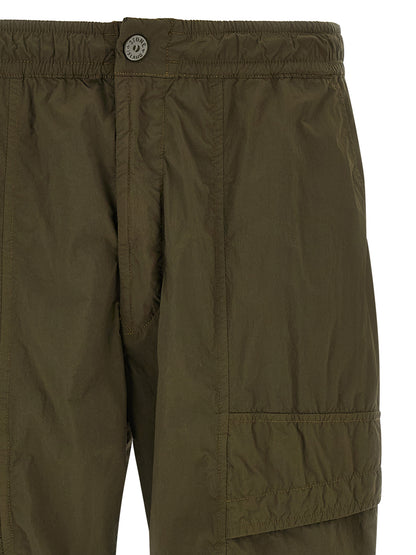 Pantalones Cargo Bicolor de Poliamida Stone Island