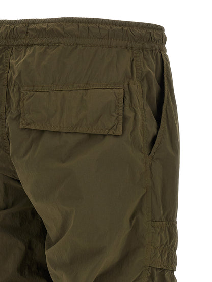 Pantalones Cargo Bicolor de Poliamida Stone Island