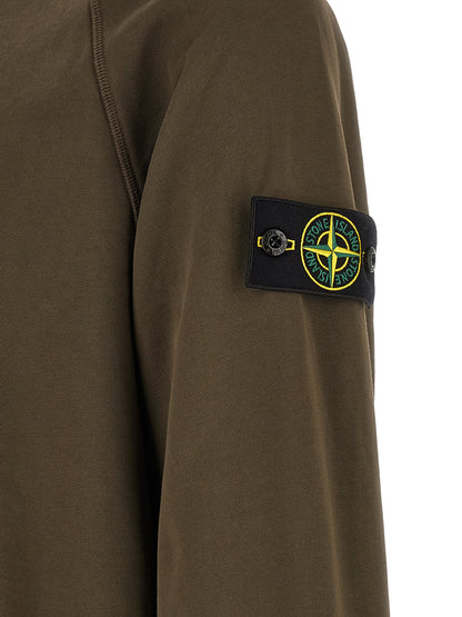 Stone Island Gray Cotton Sweatshirt Reference 6100060