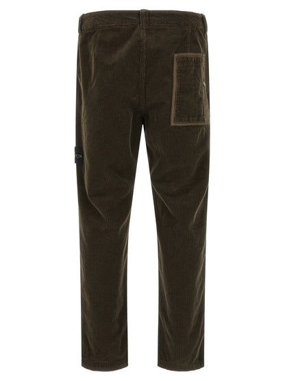 Stone Island Grey Cotton Casual Trousers Reference 3100059