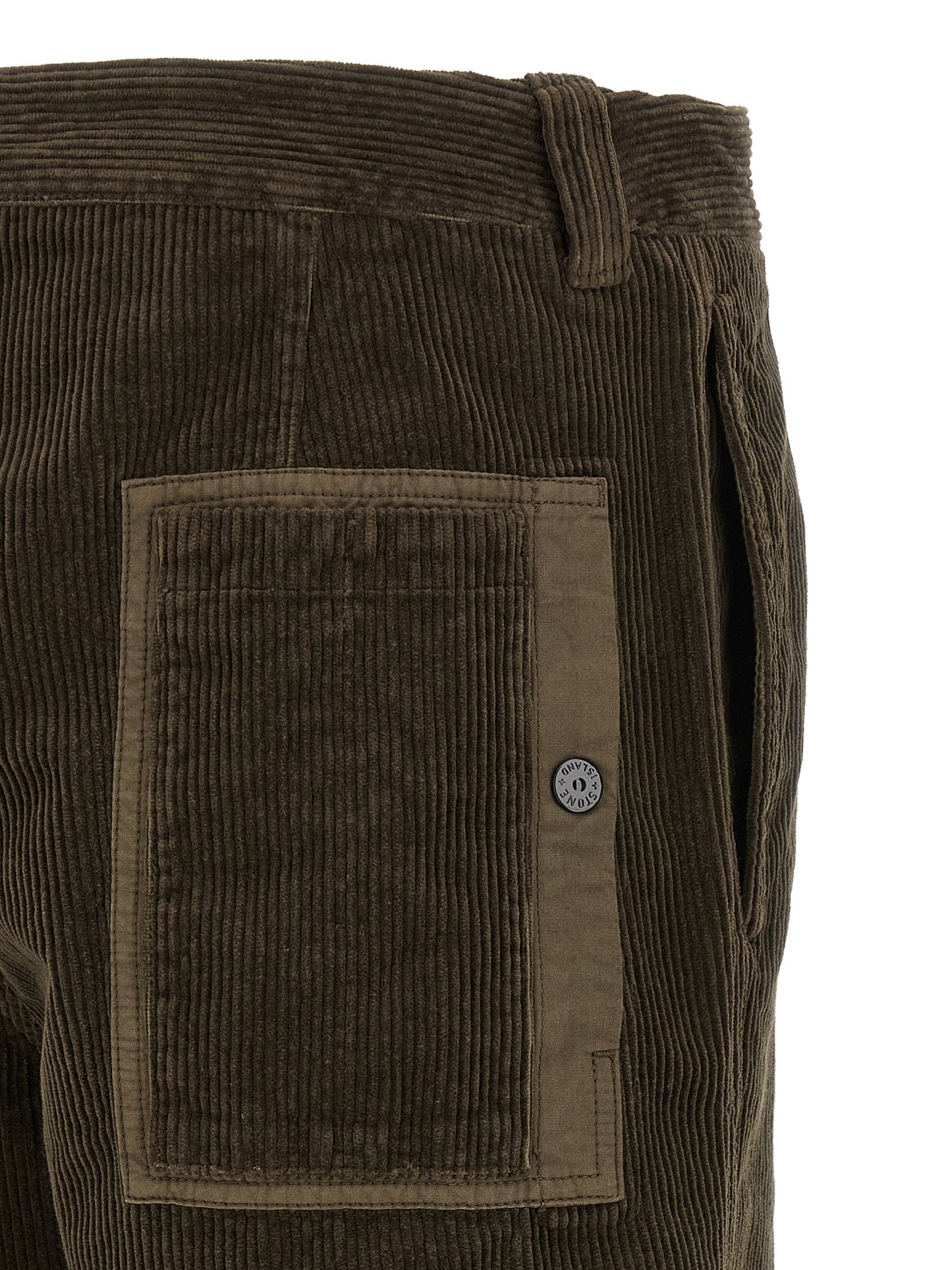 Stone Island Grey Cotton Casual Trousers Reference 3100059