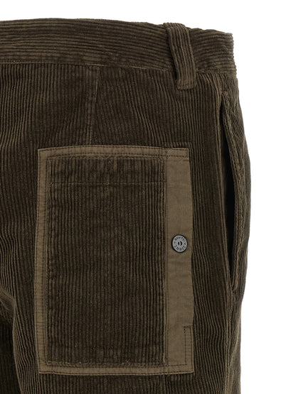 Stone Island Grey Cotton Casual Trousers Reference 3100059