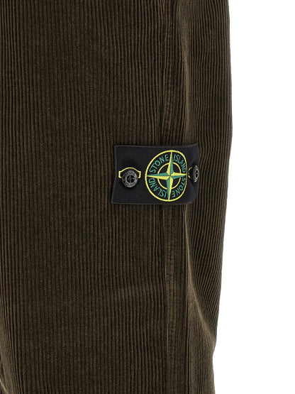 Stone Island Grey Cotton Casual Trousers Reference 3100059