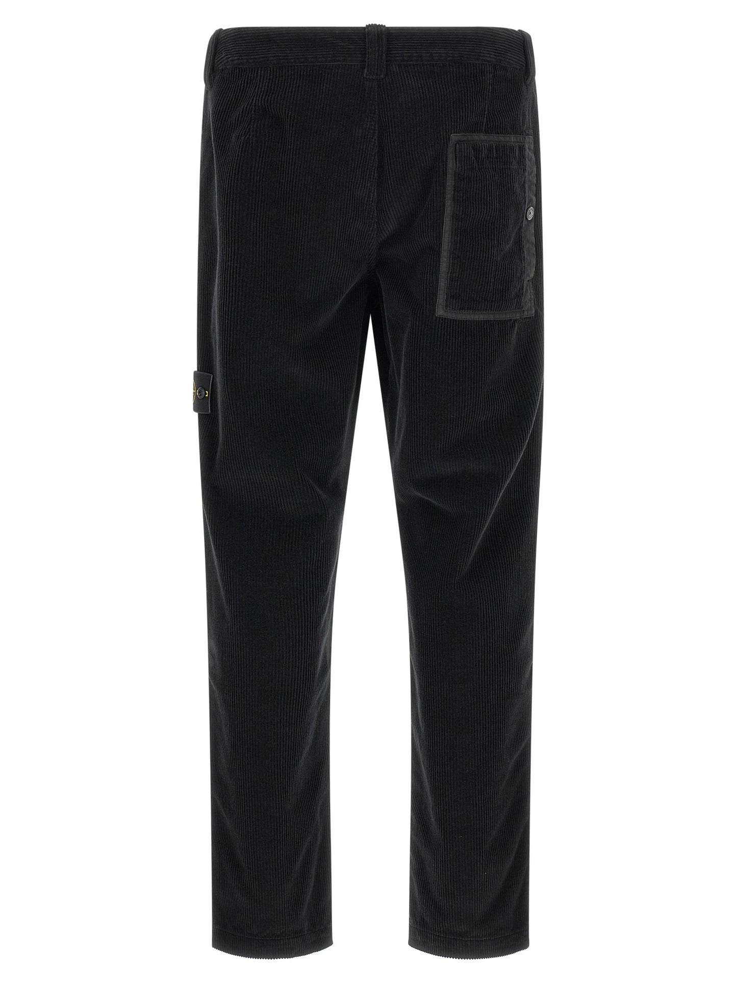 Stone Island Pantalones Casuales de Algodón Negros
