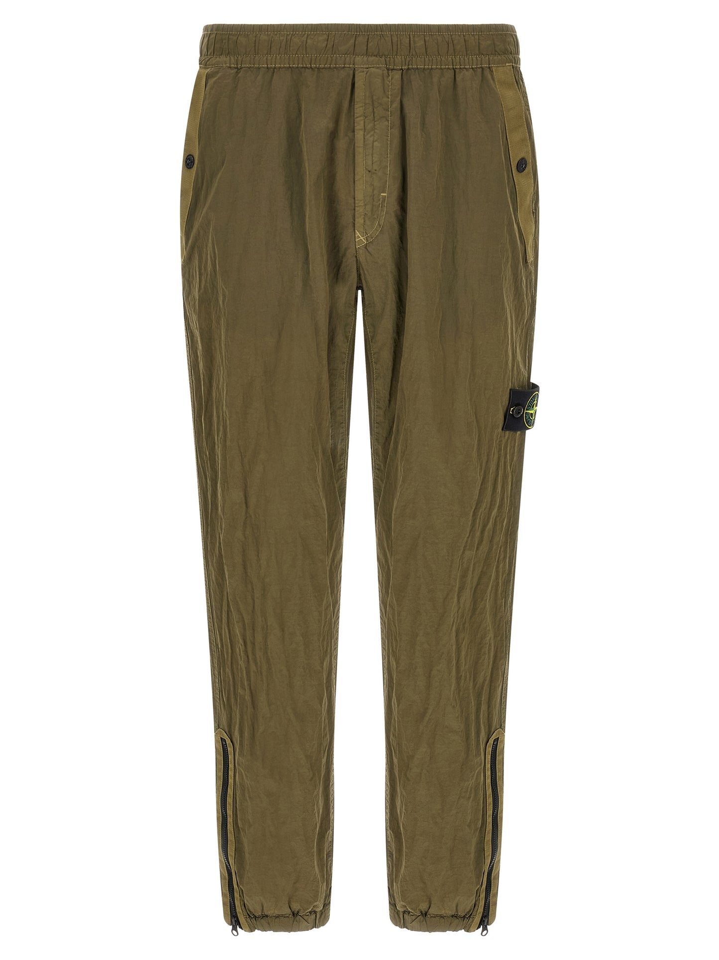 Stone Island Pantalon de jogging bicolore en polyamide