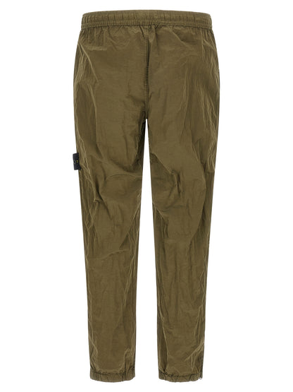 Stone Island Pantalon de jogging bicolore en polyamide