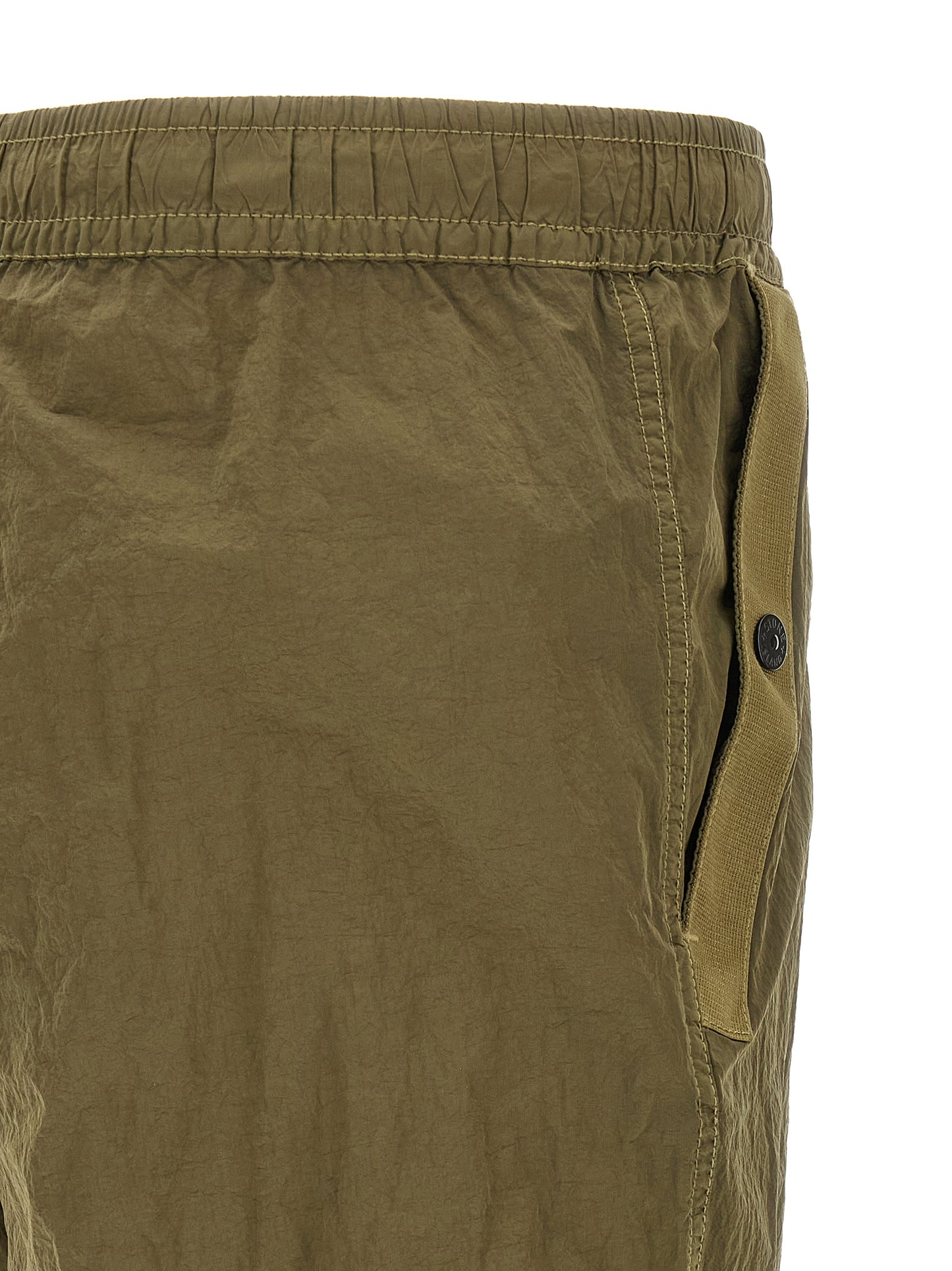 Stone Island Pantalon de jogging bicolore en polyamide