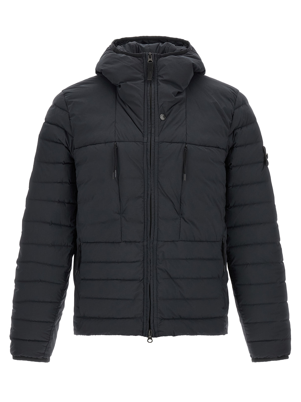 Veste longue Stone Island en polyamide bleu