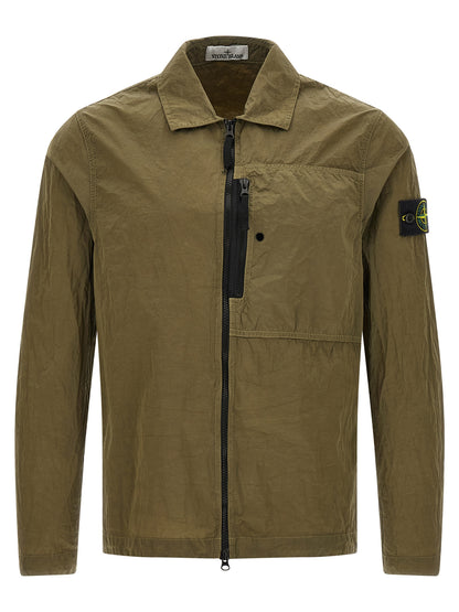 Stone Island Chaqueta Overshirt Bicolor Poliamida Nylon Metal 120004