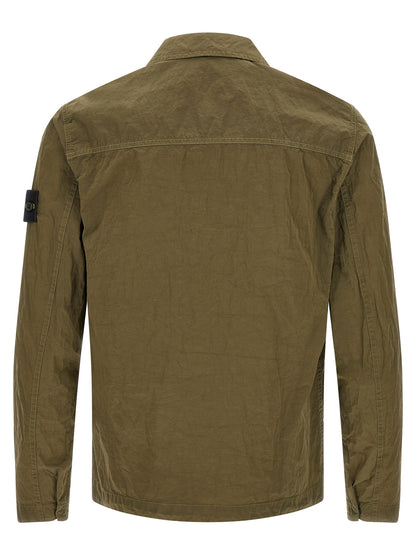Stone Island Chaqueta Overshirt Bicolor Poliamida Nylon Metal 120004