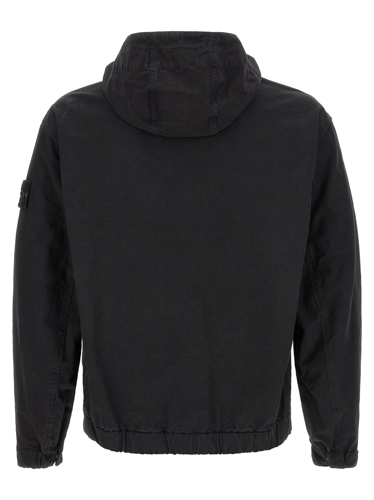Stone Island Black Cotton Outer Shell Jacket