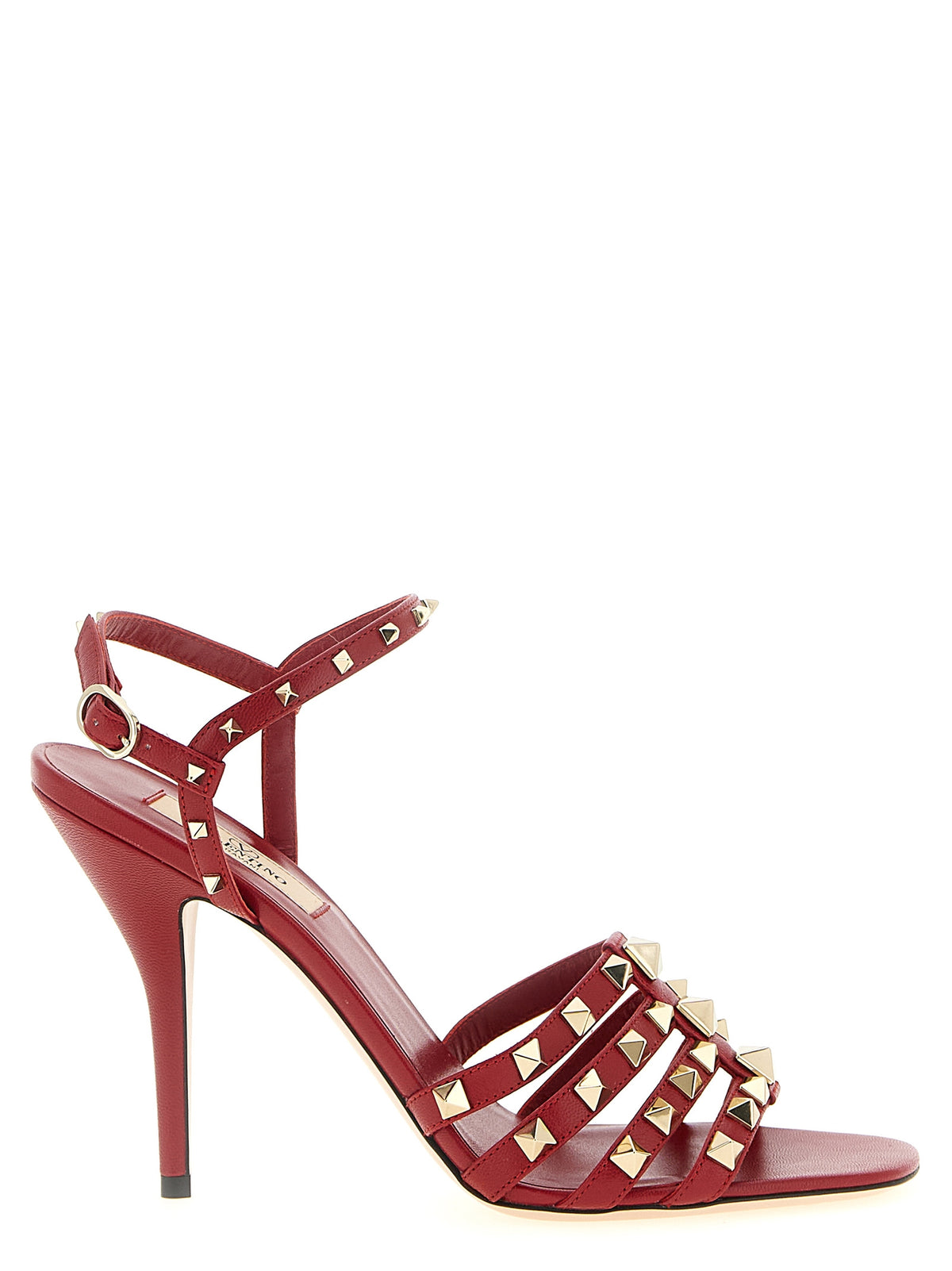 Valentino Garavani Red Calfskin Stiletto Sandals