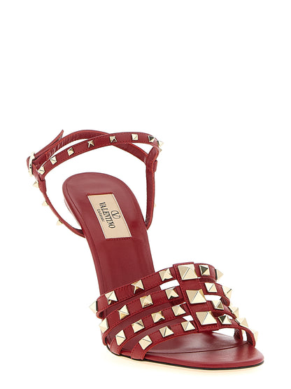 Valentino Garavani Red Calfskin Stiletto Sandals